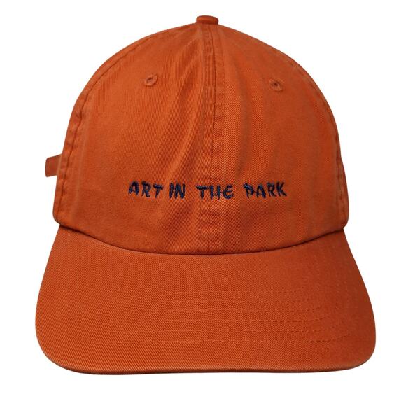 Art In The Park Baseball Cap Orange OS Adjustable Embroidered Port Authority - Picture 1 of 9